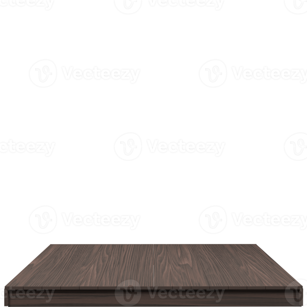 Wood board 3d render isolated png