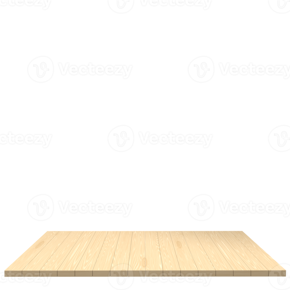 Wood board 3d render isolated png