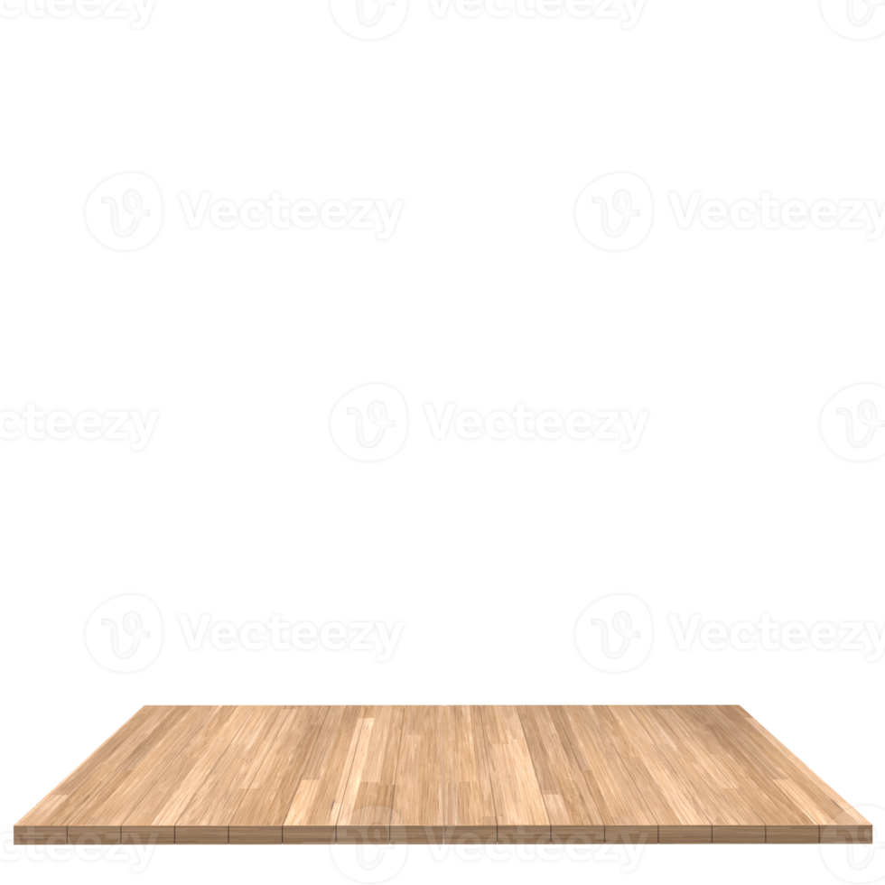 Wood board 3d render isolated png