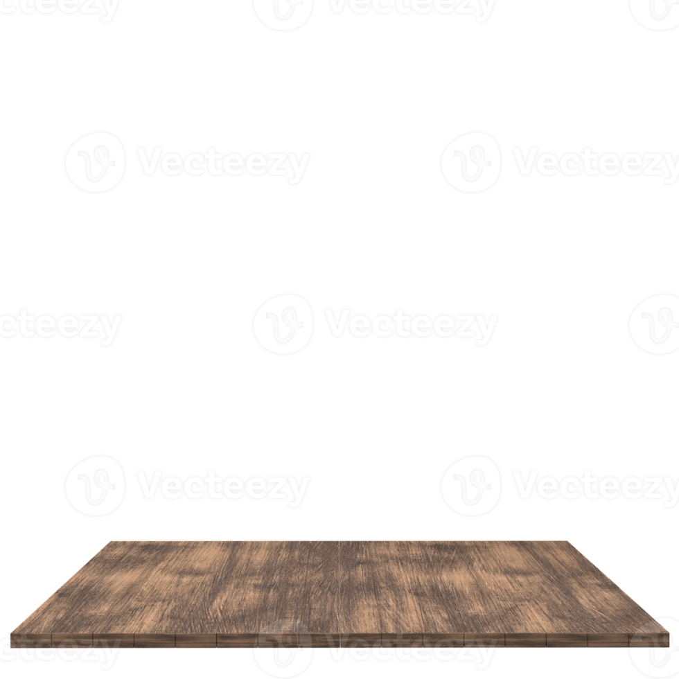 Wood board 3d render isolated png