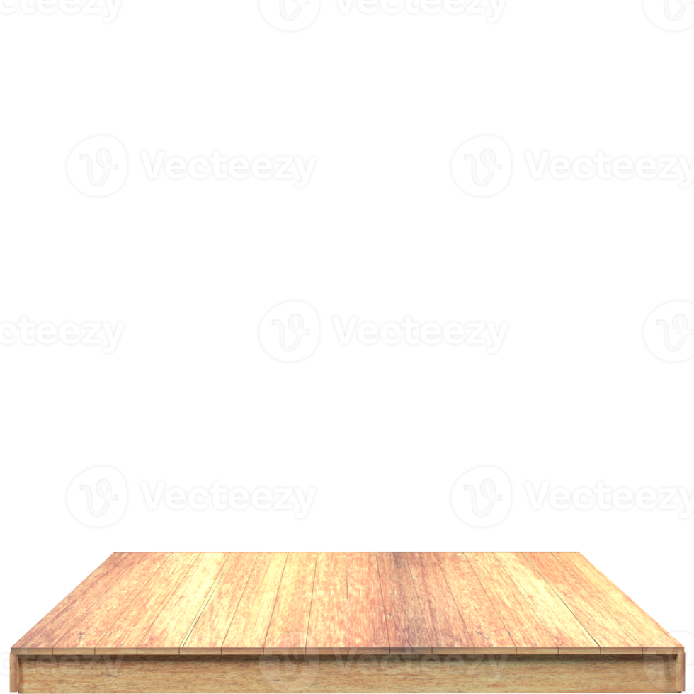 Wood board 3d render isolated png