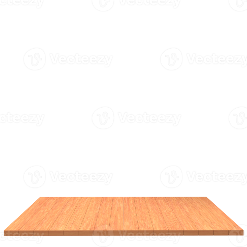 Wood board 3d render isolated png
