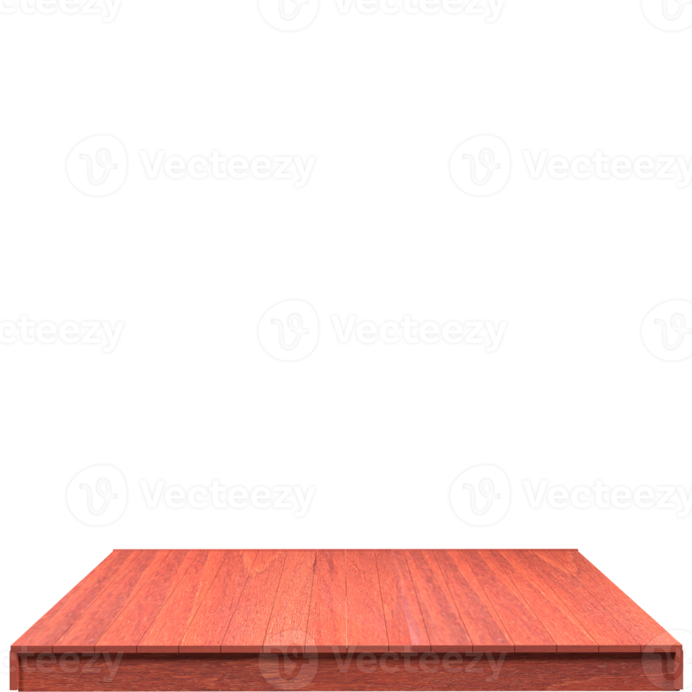 Wood board 3d render isolated png