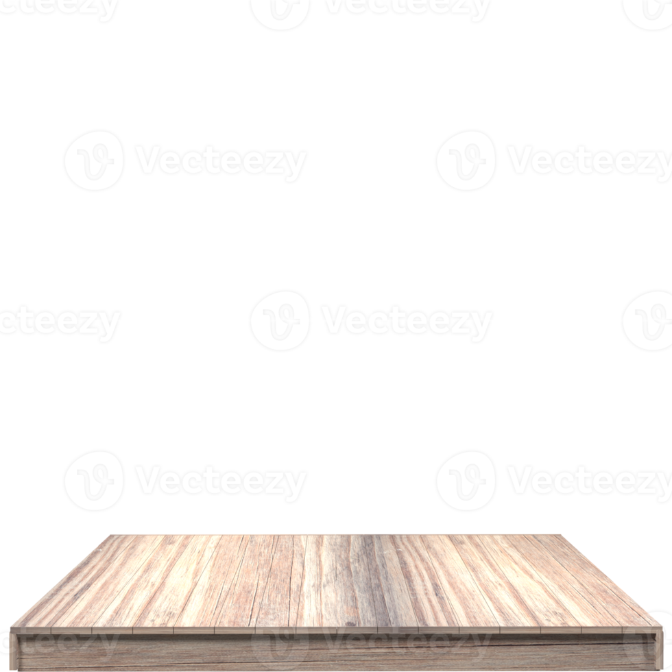 Wood board 3d render isolated png