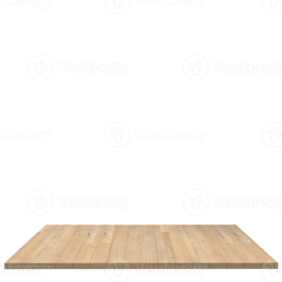 Wood board 3d render isolated png