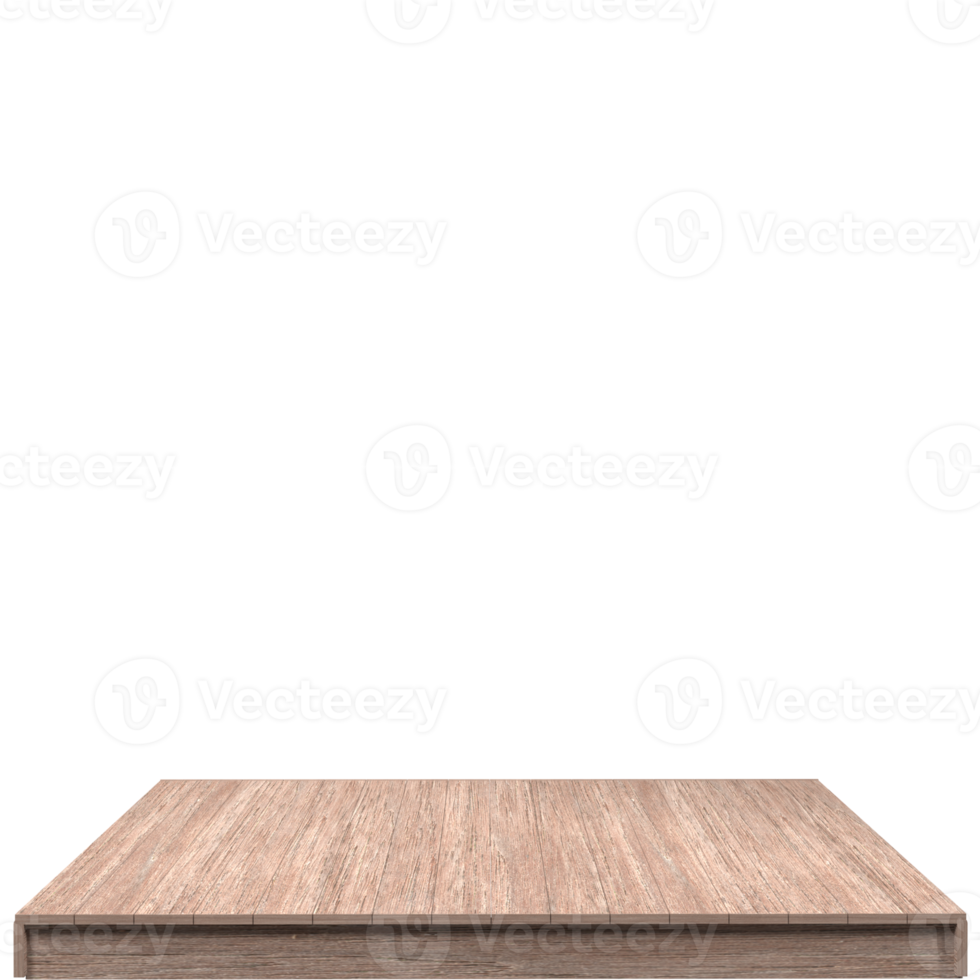 planche de bois rendu 3d isolé png