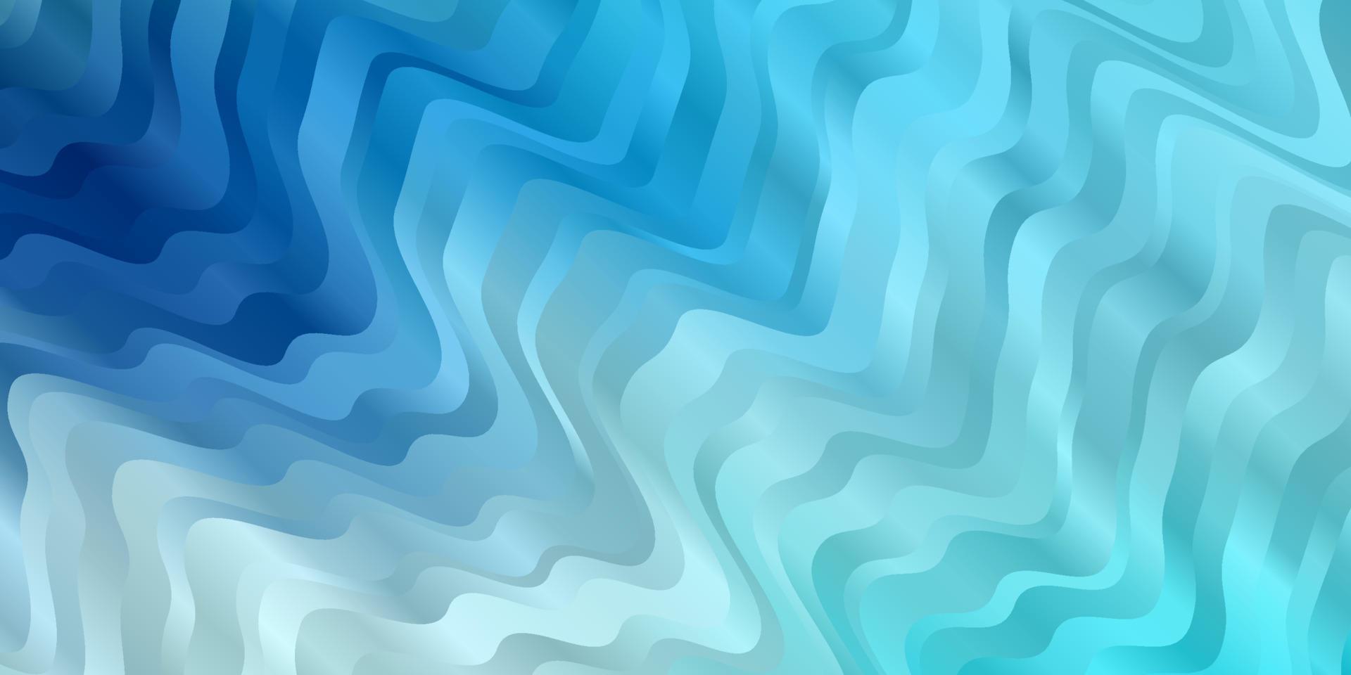 Light BLUE vector backdrop with curves.