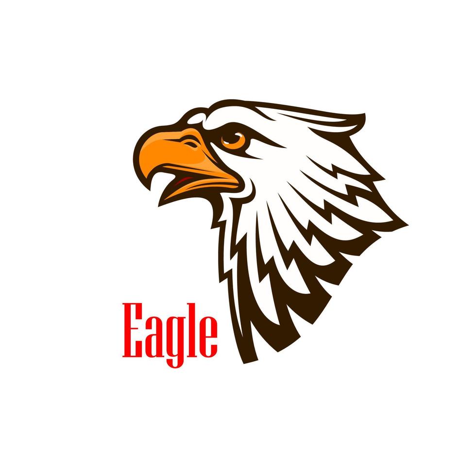 Eagle head vector mascot emblem