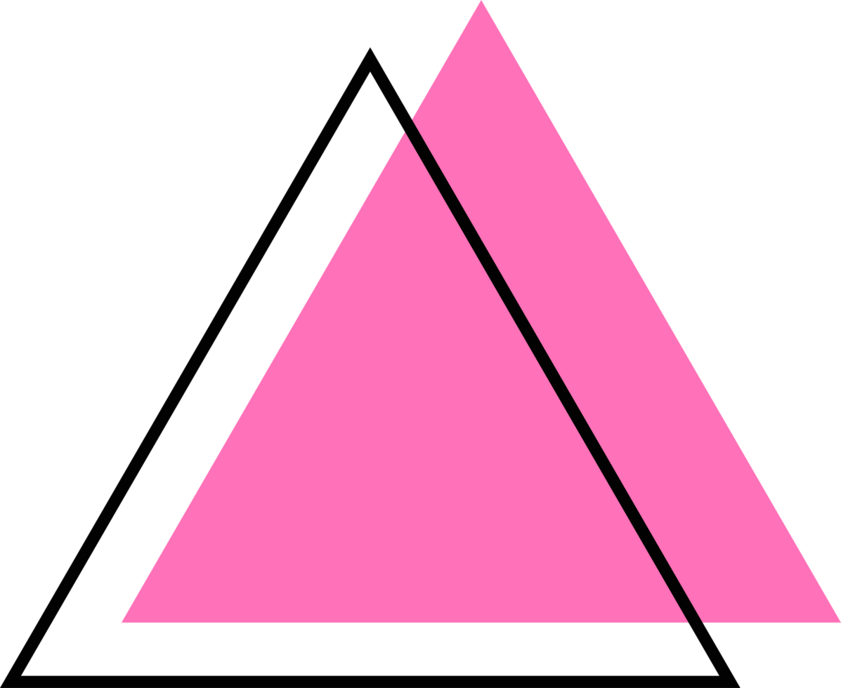 triangle abstract trendy design element. Aesthetic shape for creative design ornament. Collection of minimalist modern style for decorative design png