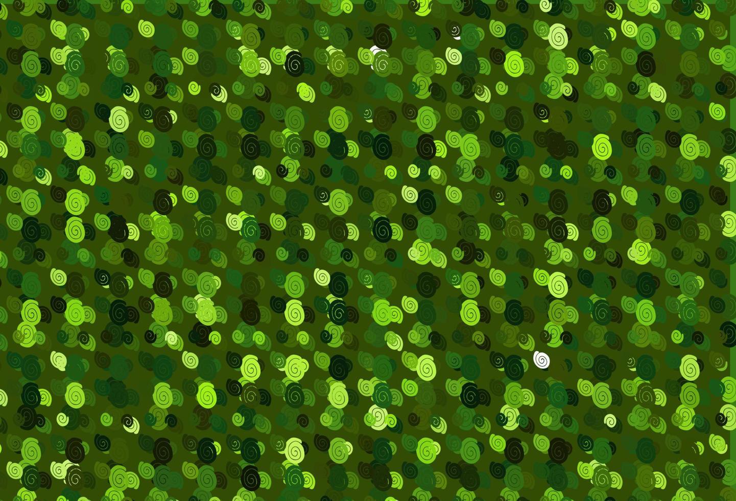 Light Green vector background with lava shapes.