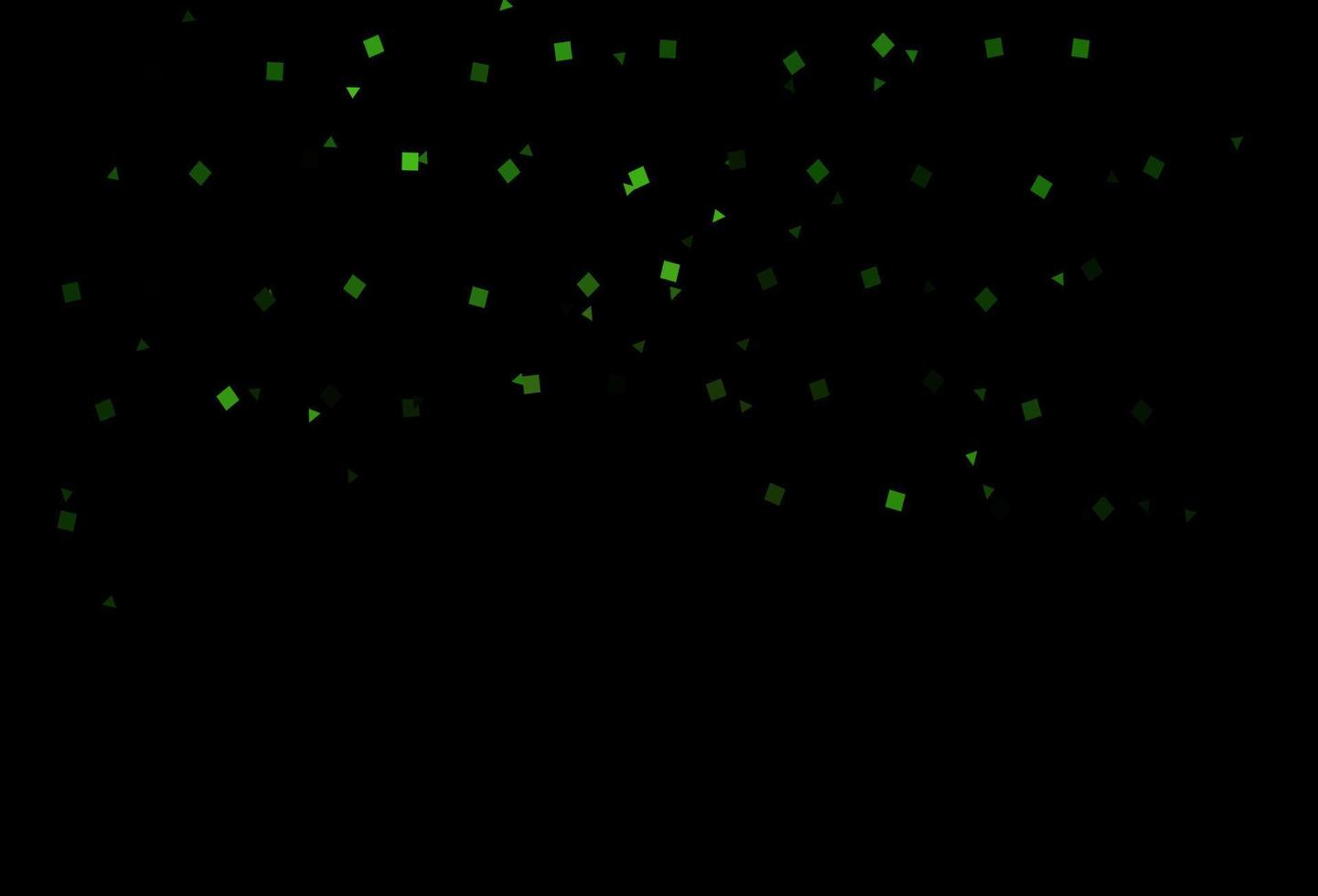 Dark Green vector pattern in polygonal style with circles.