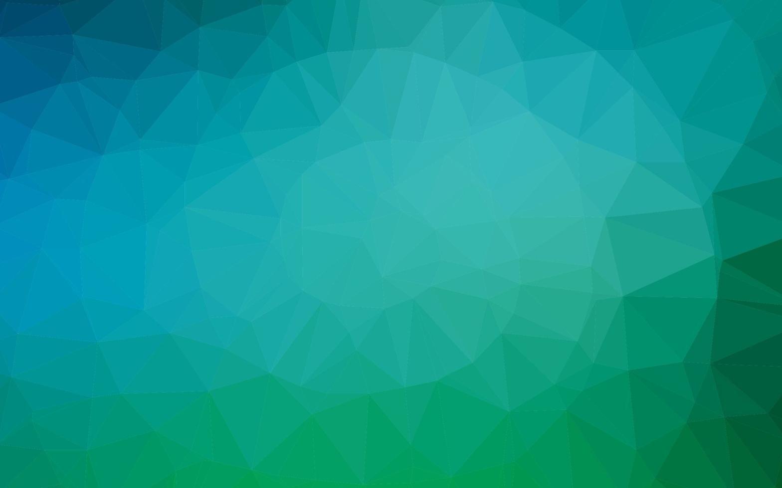 Light Blue, Green vector triangle mosaic template.
