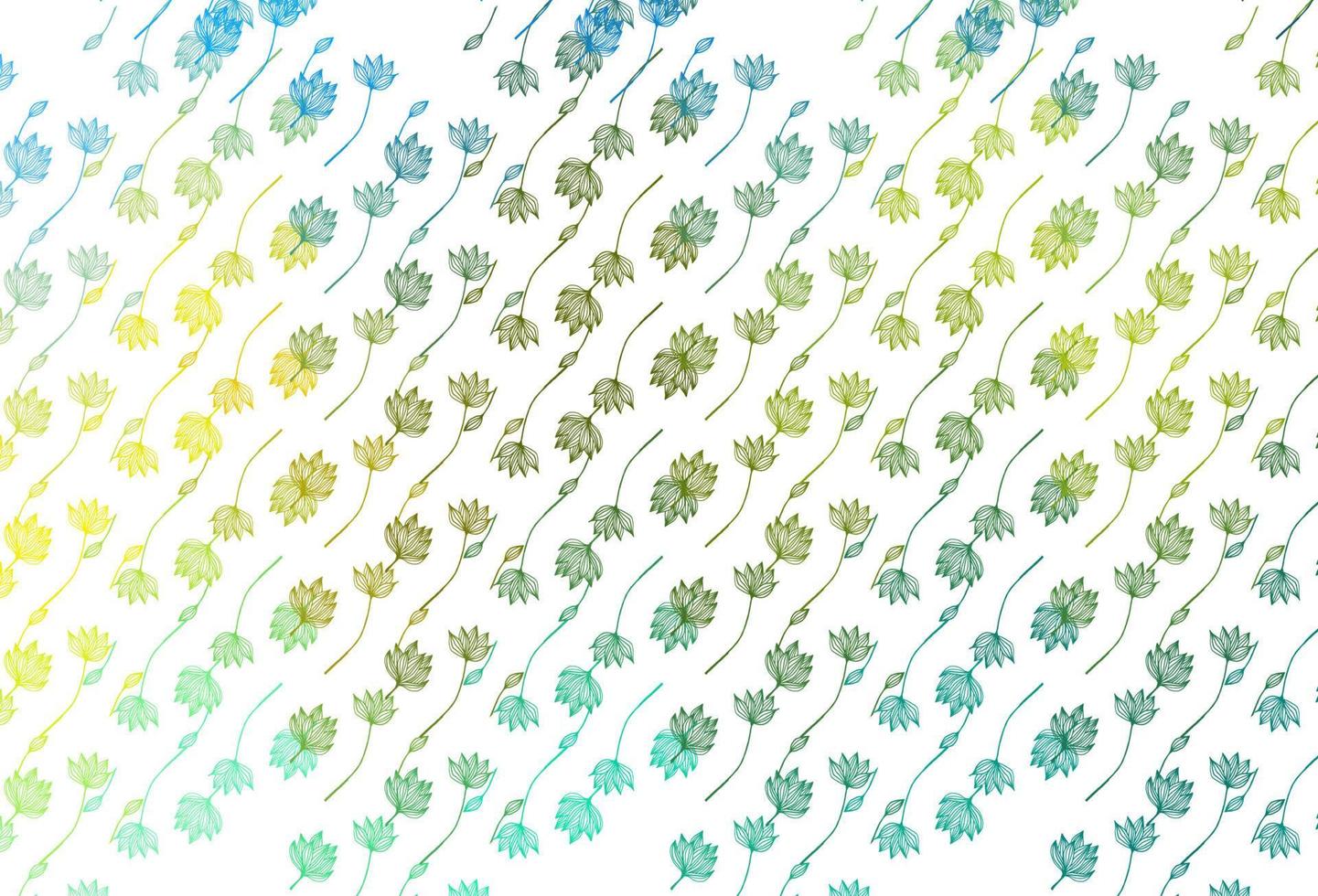 Light Blue, Yellow vector hand painted backdrop.
