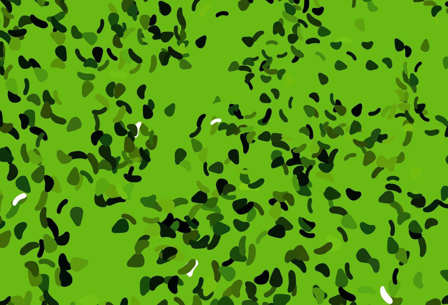 Light Green, Yellow vector texture with random forms.