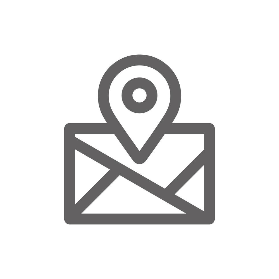 map and pin icon. Perfect for map icon or user interface applications. vector sign and symbol