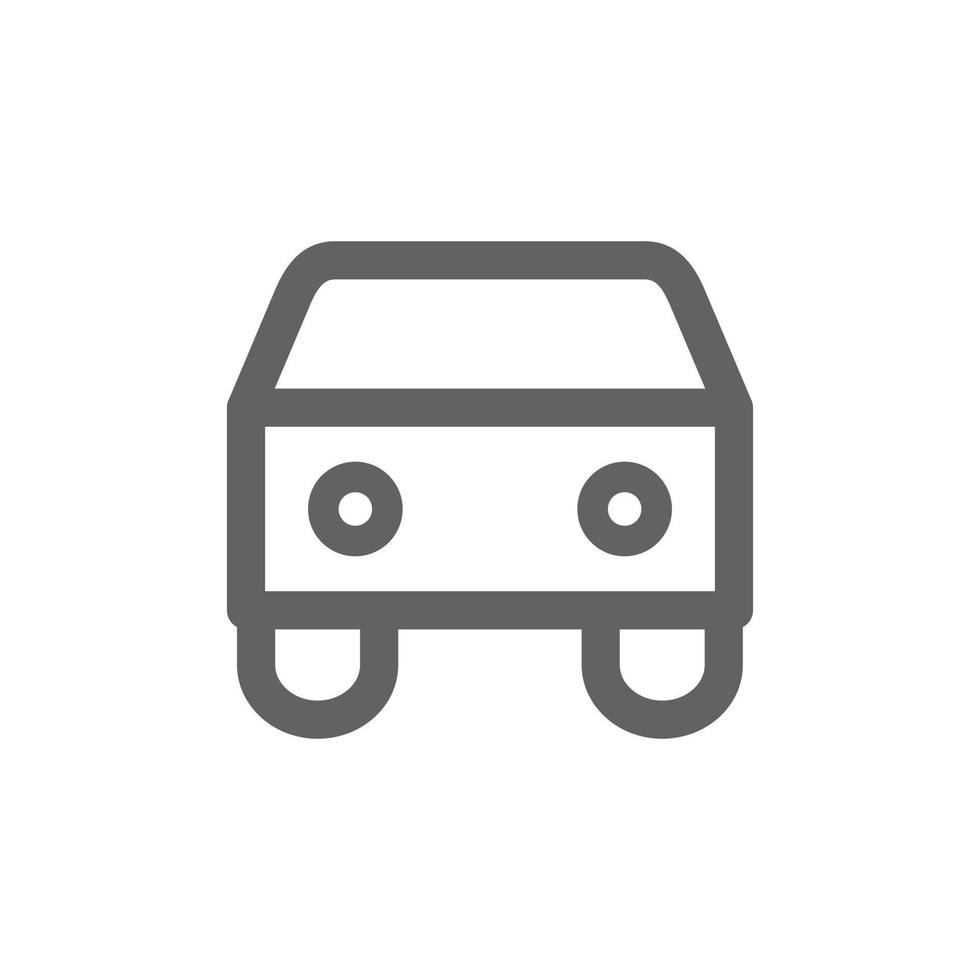 car icon. Perfect for map icon or user interface applications. vector sign and symbol