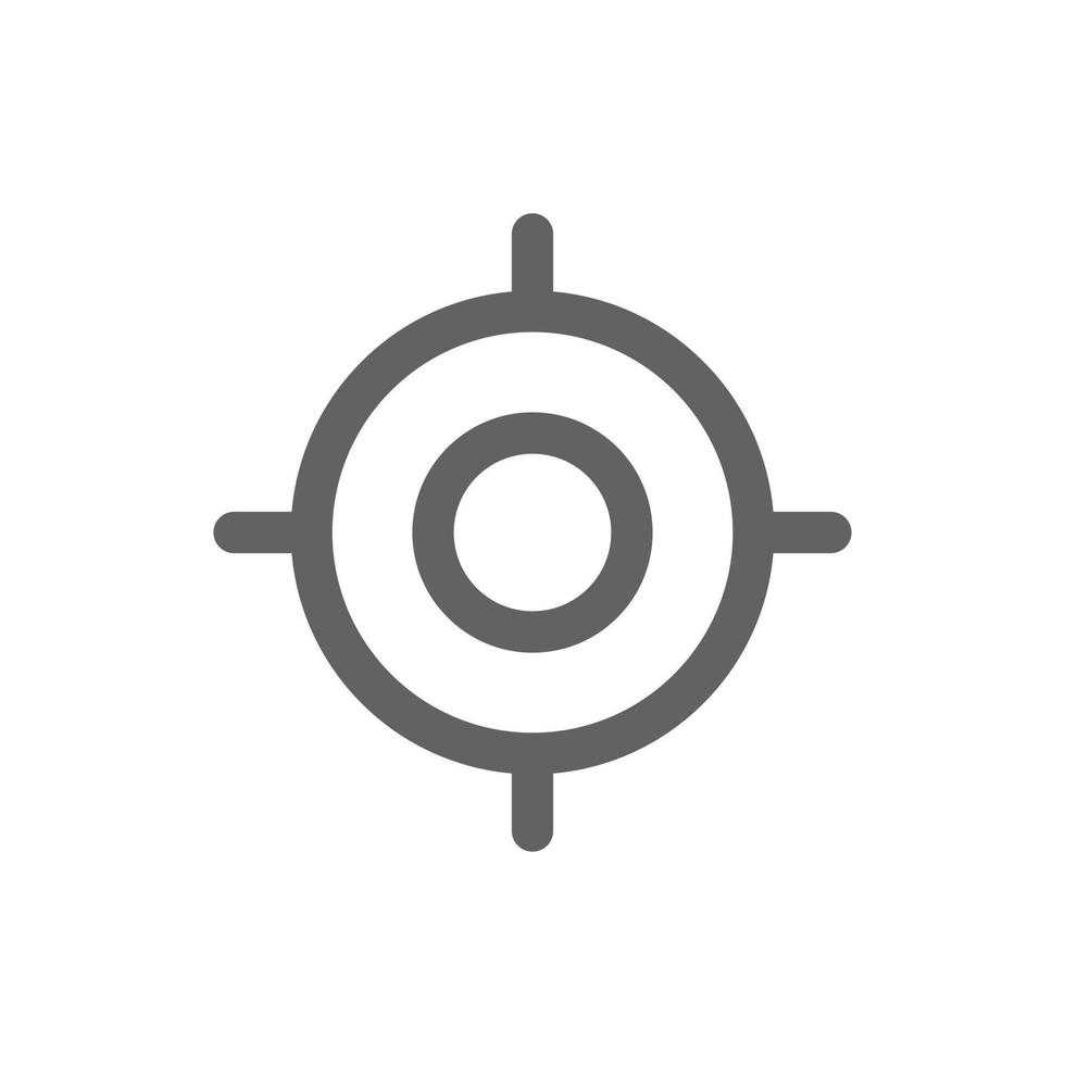 target destination  icon. Perfect for map icon or user interface applications. vector sign and symbol
