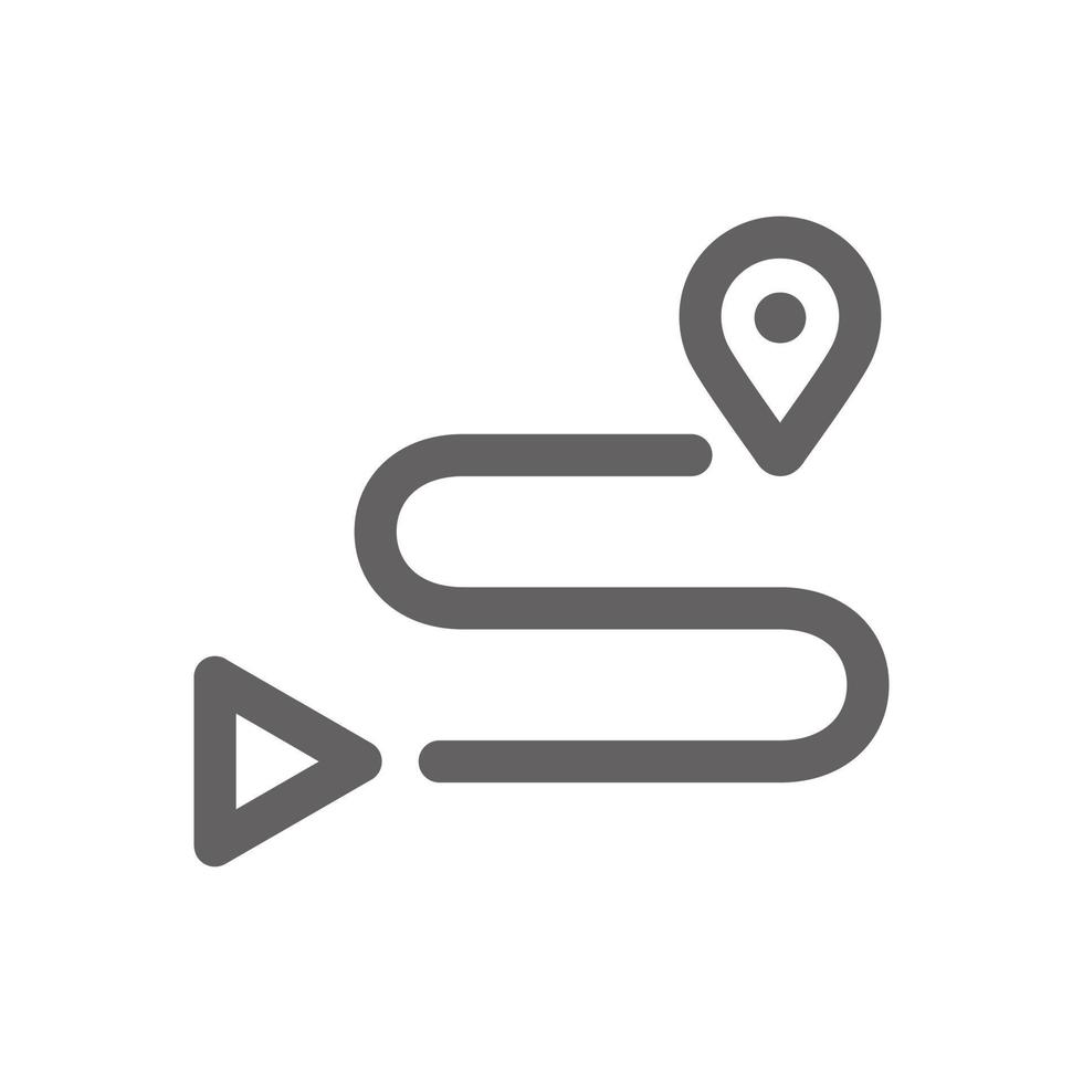 location and destination icon. Perfect for map icon or user interface applications. vector sign and symbol