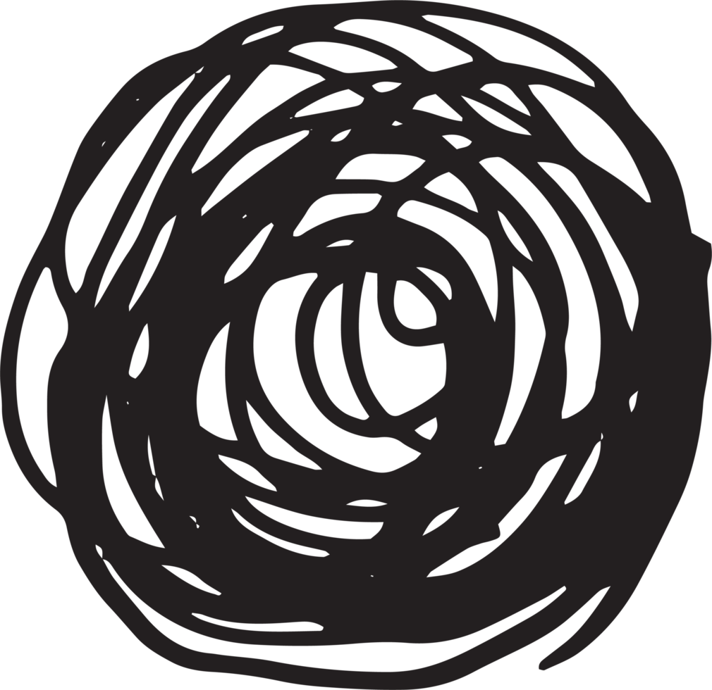 abstract stroke in doodle art and scribble for design element png