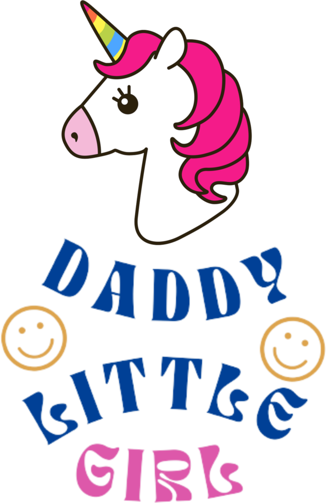 unicorn stamp cute png