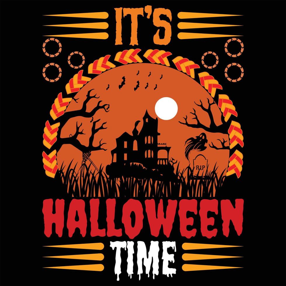 diseño de vector de camiseta de halloween