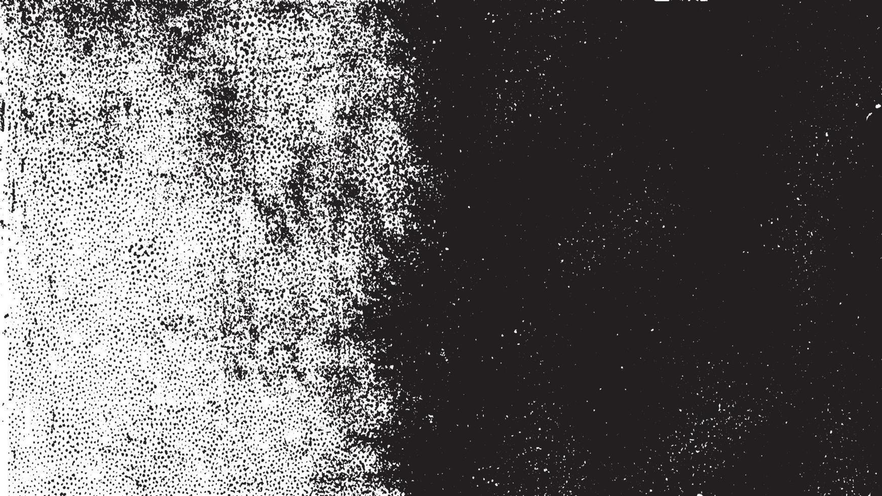 textura de superposición envejecida, fondo de grunge abstracto en blanco y negro, suciedad vectorial envejecida, textura de astillas, grietas, rasguños, desgastes, polvo, suciedad. vector