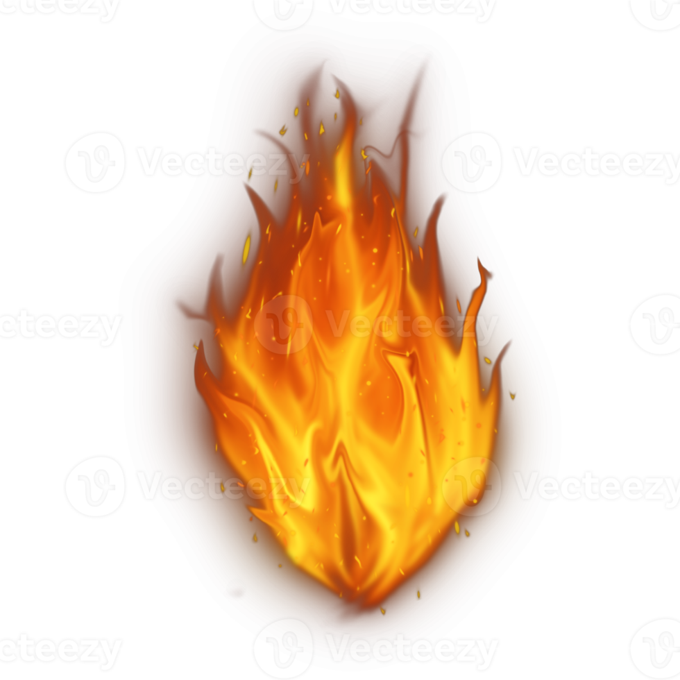 Realistic burning fire flames, Burning hot sparks realistic fire flame, Fire flames effect png