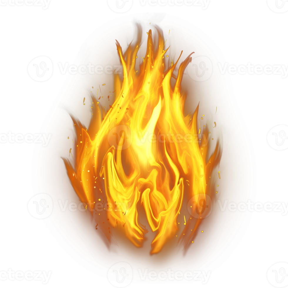 Realistic burning fire flames, Burning hot sparks realistic fire flame, Fire flames effect png