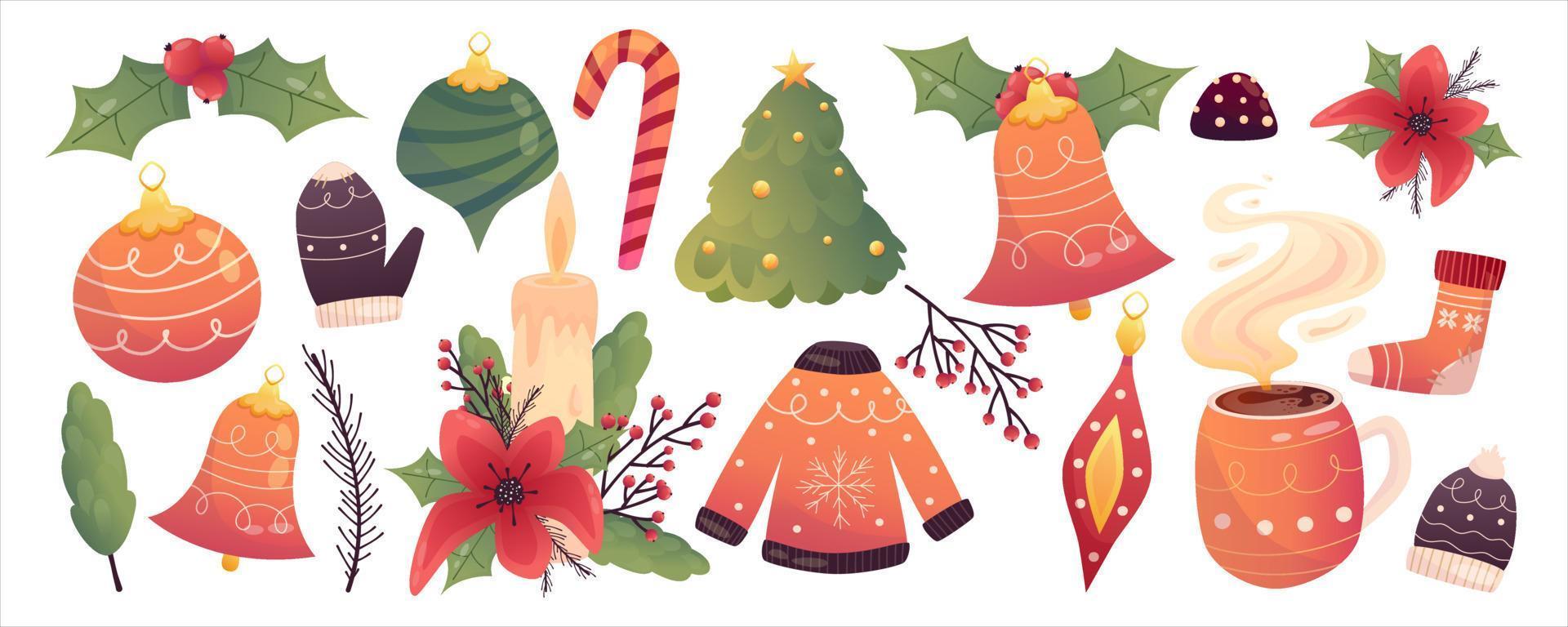 Artsy Christmas Things 1590599 Vector Art at Vecteezy