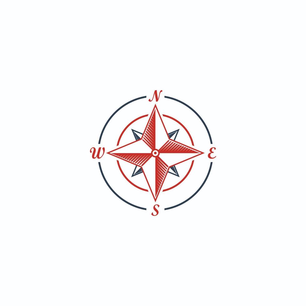 compass icon vector design