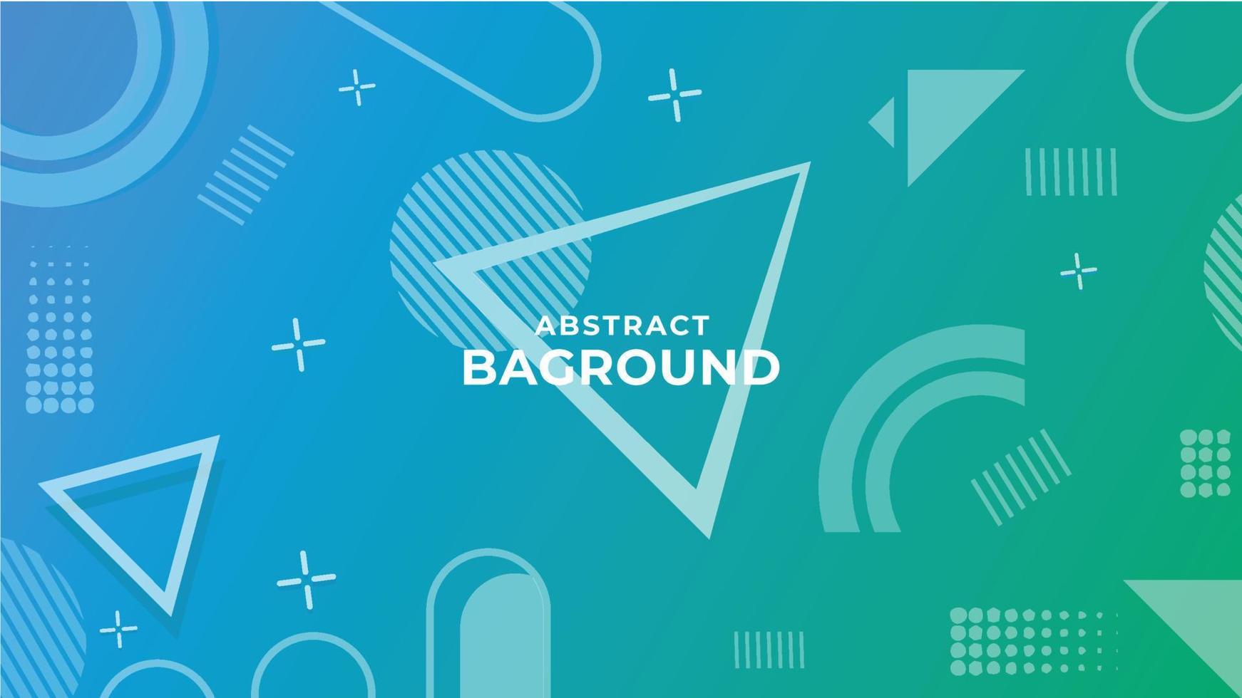 Gradient geometric background Vector