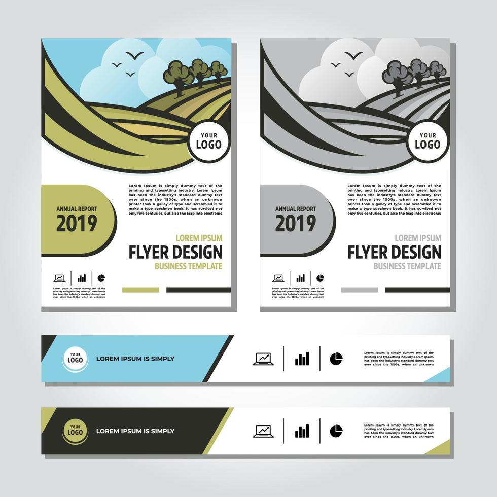 Business abstract vector template. Brochure design, cover modern layout, annual report, poster, flyer in A4, geometric