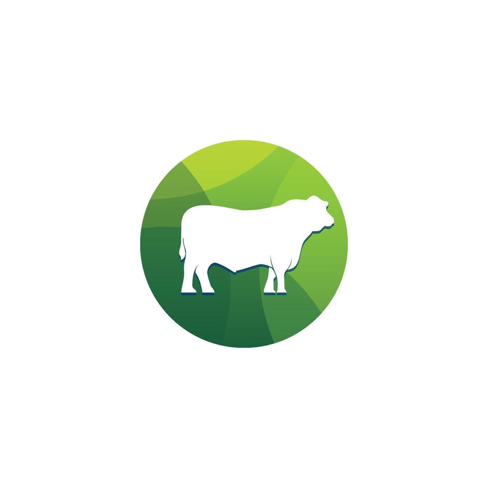 Cow Icon Colorfull designs vector