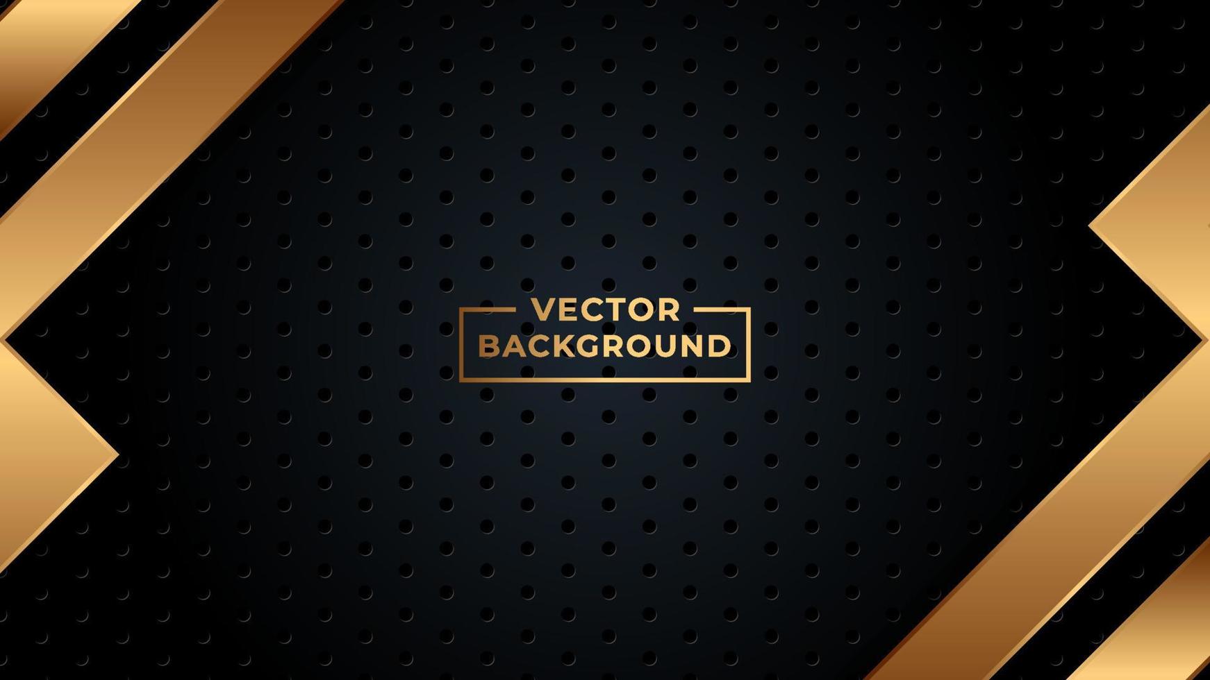 Abstract Gradient background gold color vector