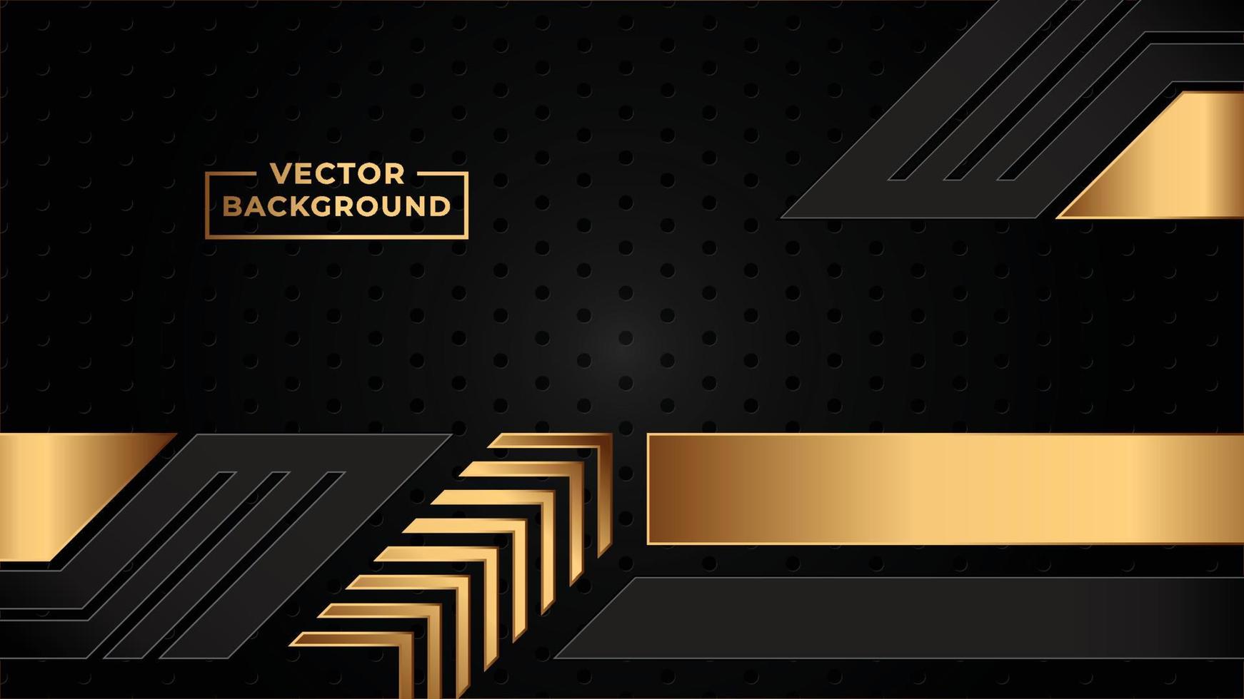 Abstract Gradient background gold color vector