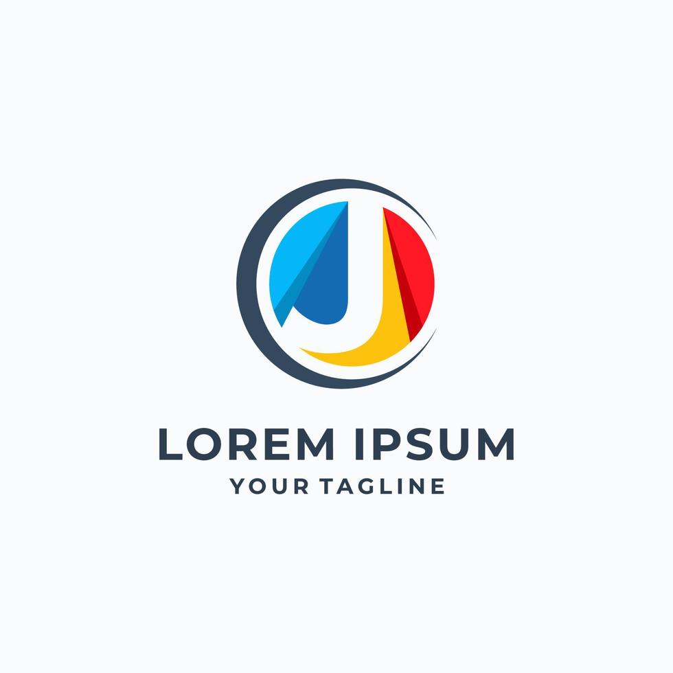 Letter J logotype vector template