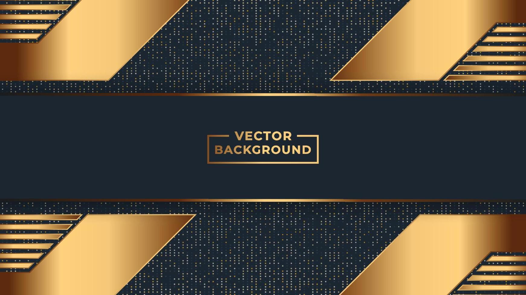 Abstract Gradient background gold color vector