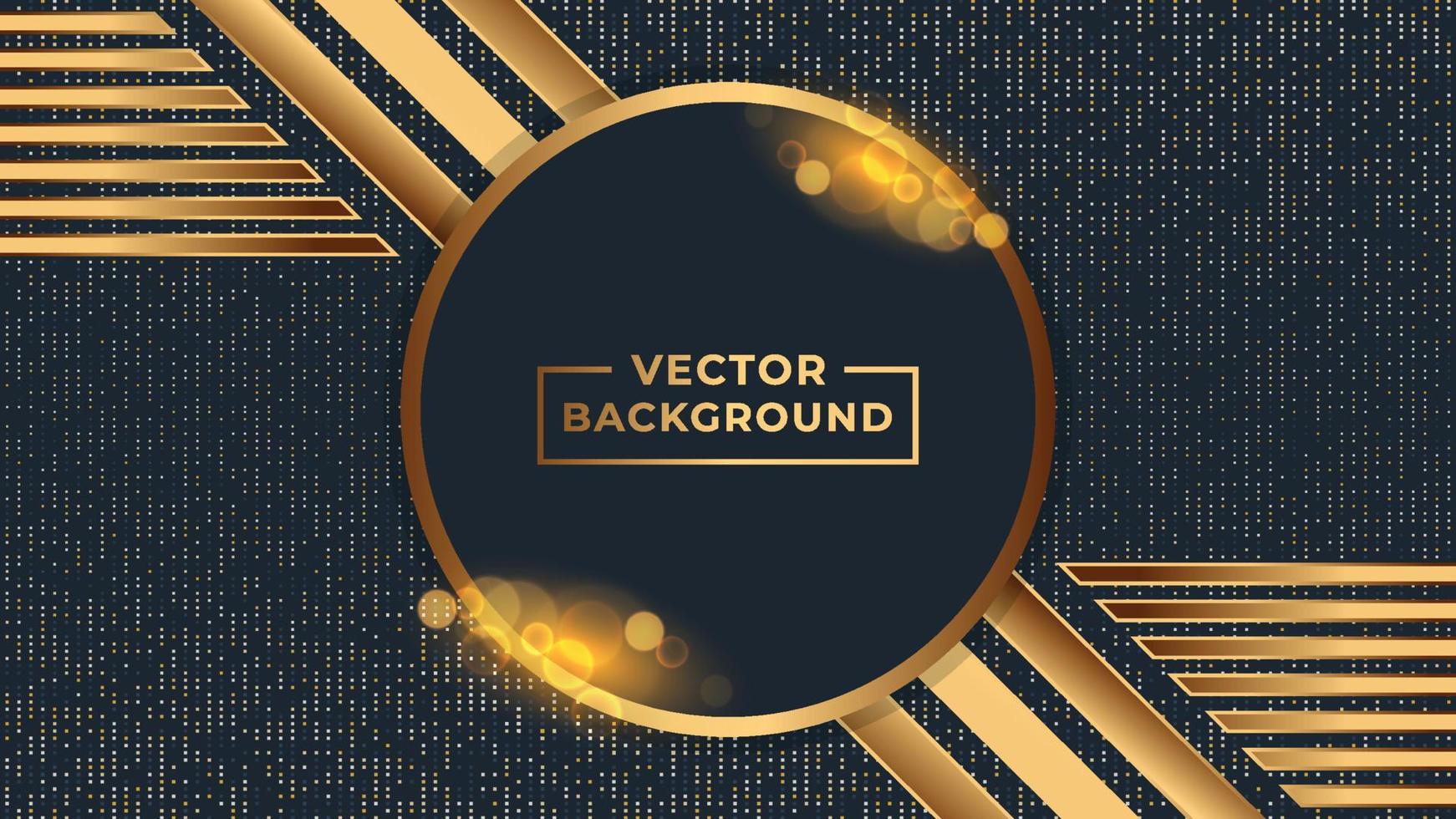 Abstract modern background gold color vector