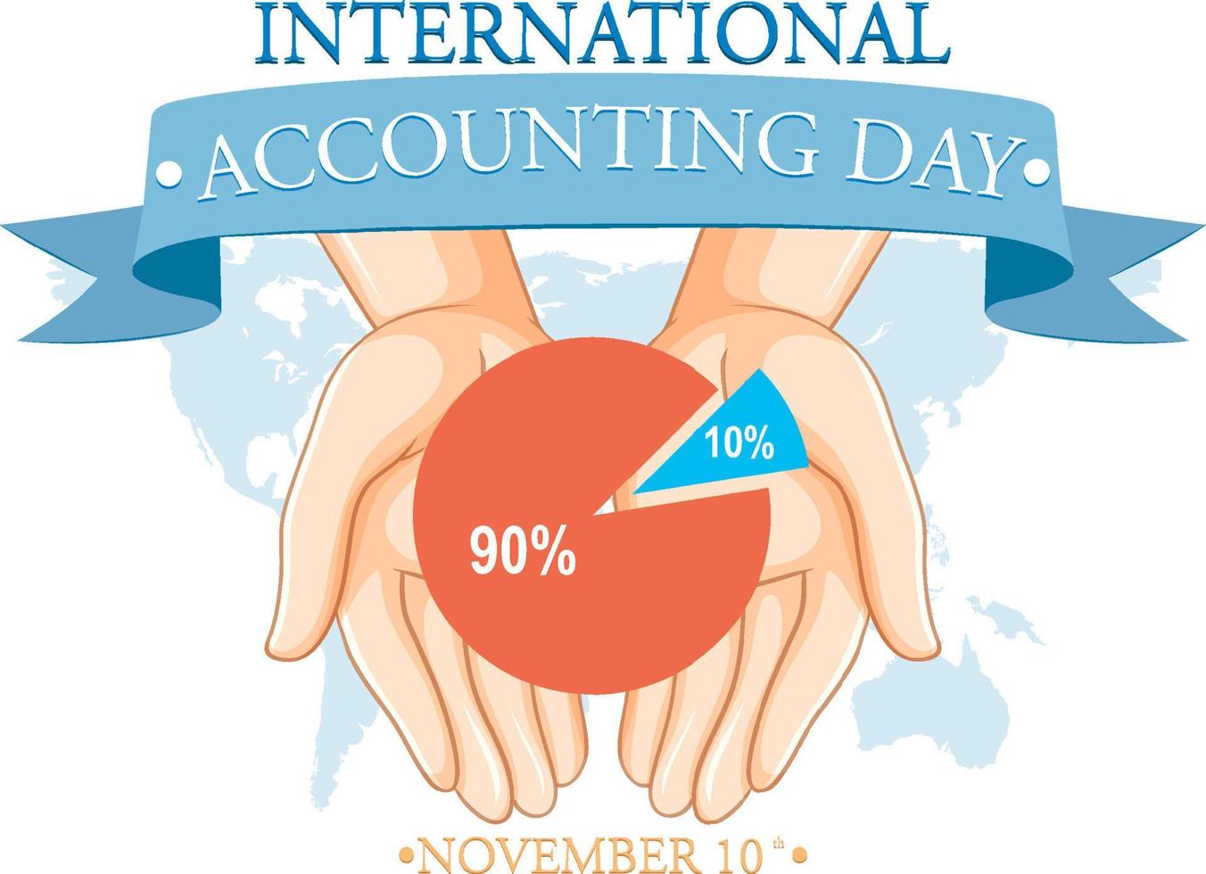 International Accounting Day Poster Design vector