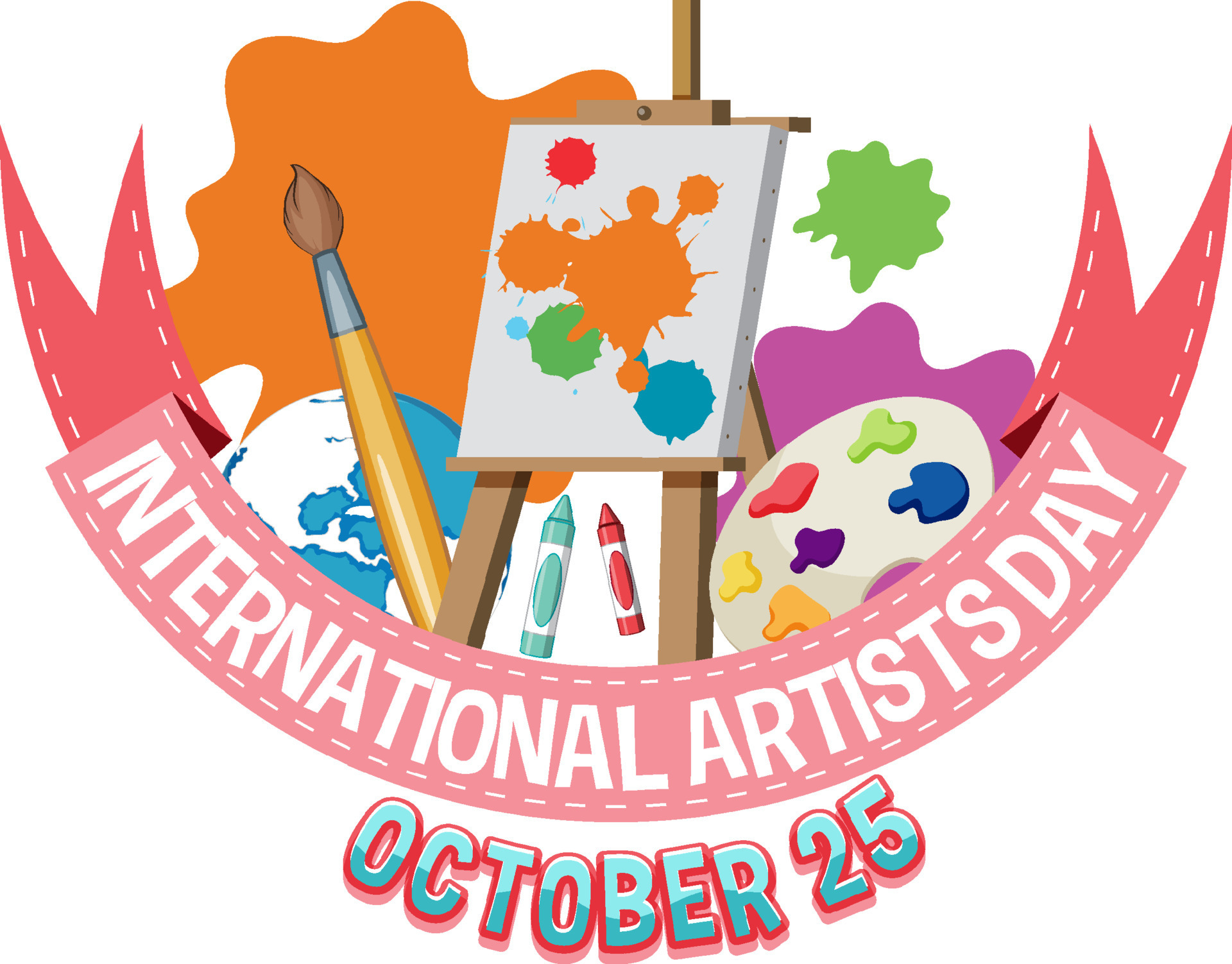 International Artists Day Banner Design 11668096 Vector Art at Vecteezy