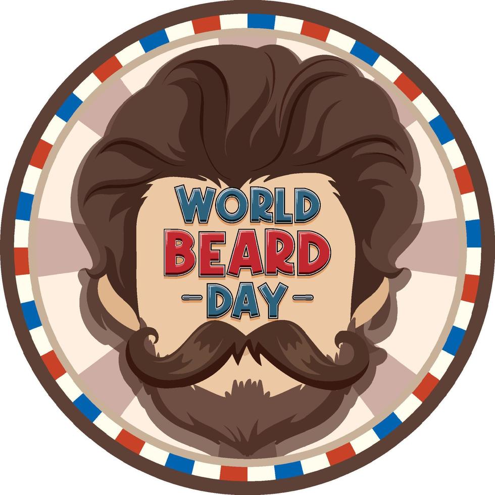 World beard day banner design 11668097 Vector Art at Vecteezy