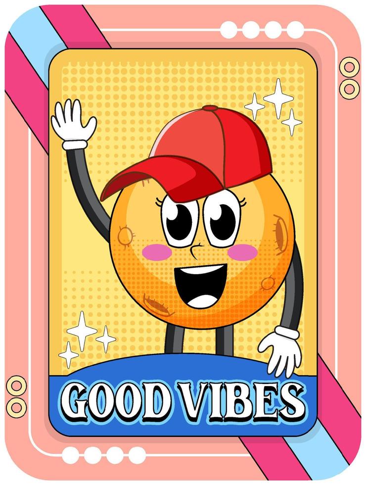 Funny cookie cartoon character vector