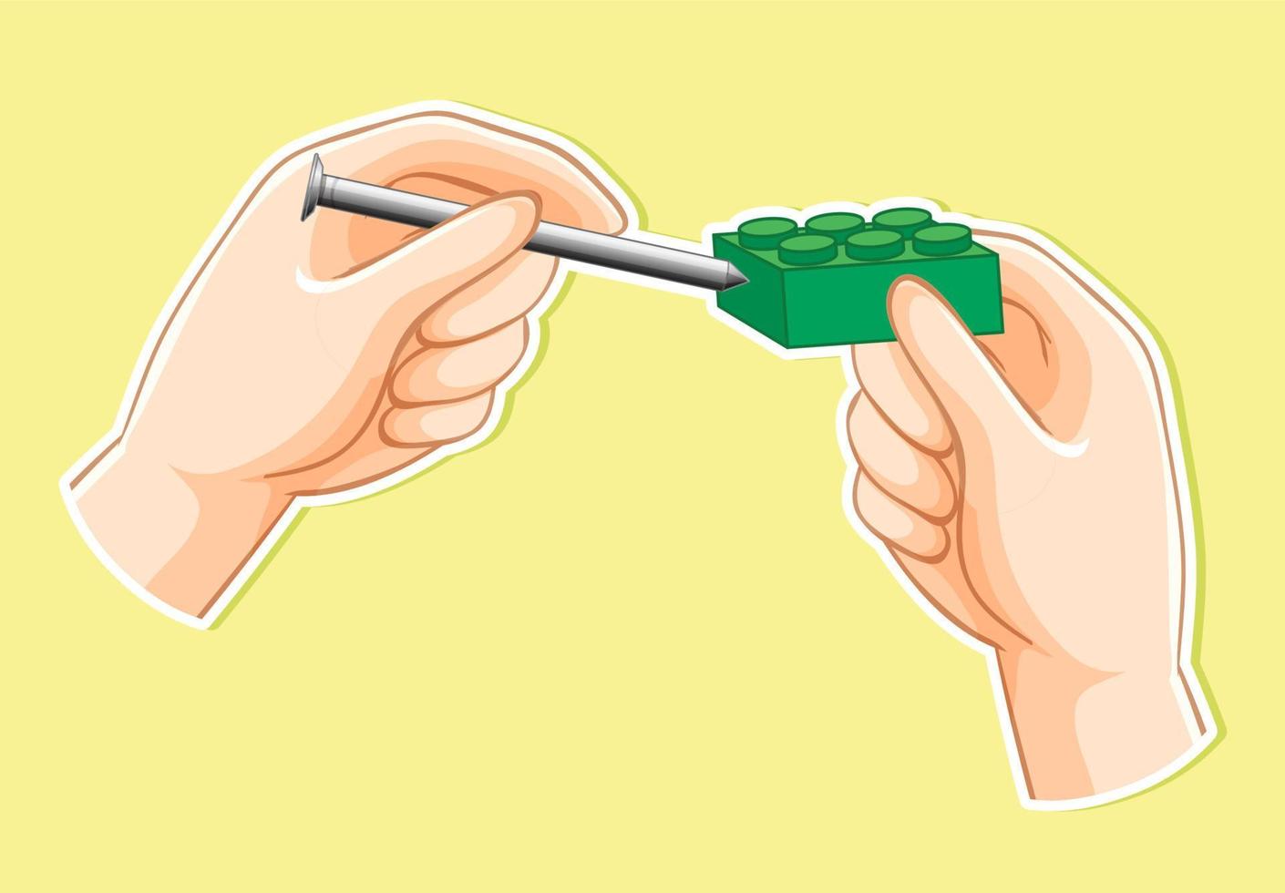 Thumbnail design with science experiment objects vector