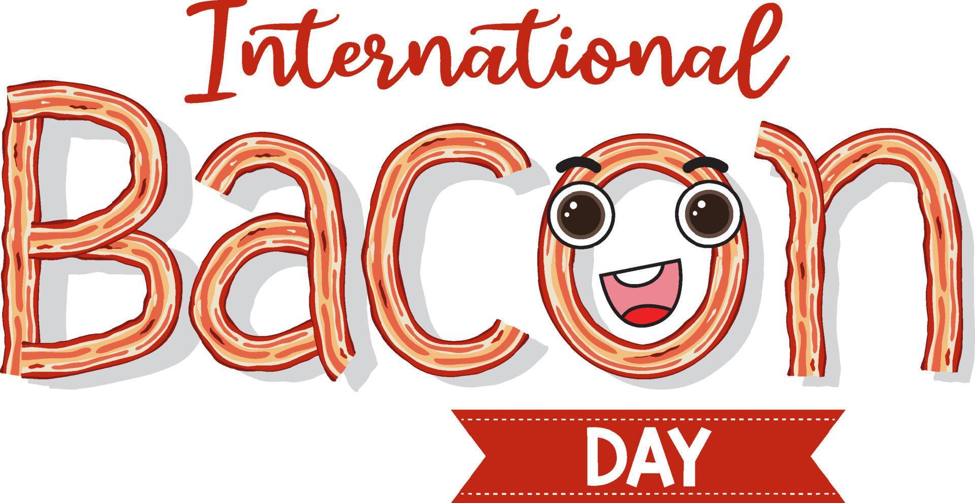 International bacon day banner 11668206 Vector Art at Vecteezy