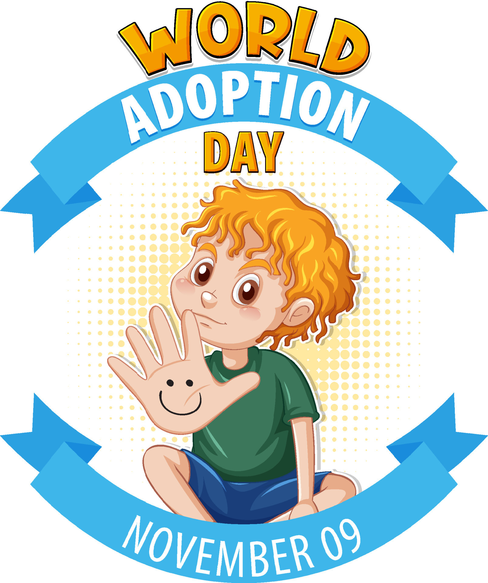 World Adoption Day Poster Design 11668279 Vector Art at Vecteezy