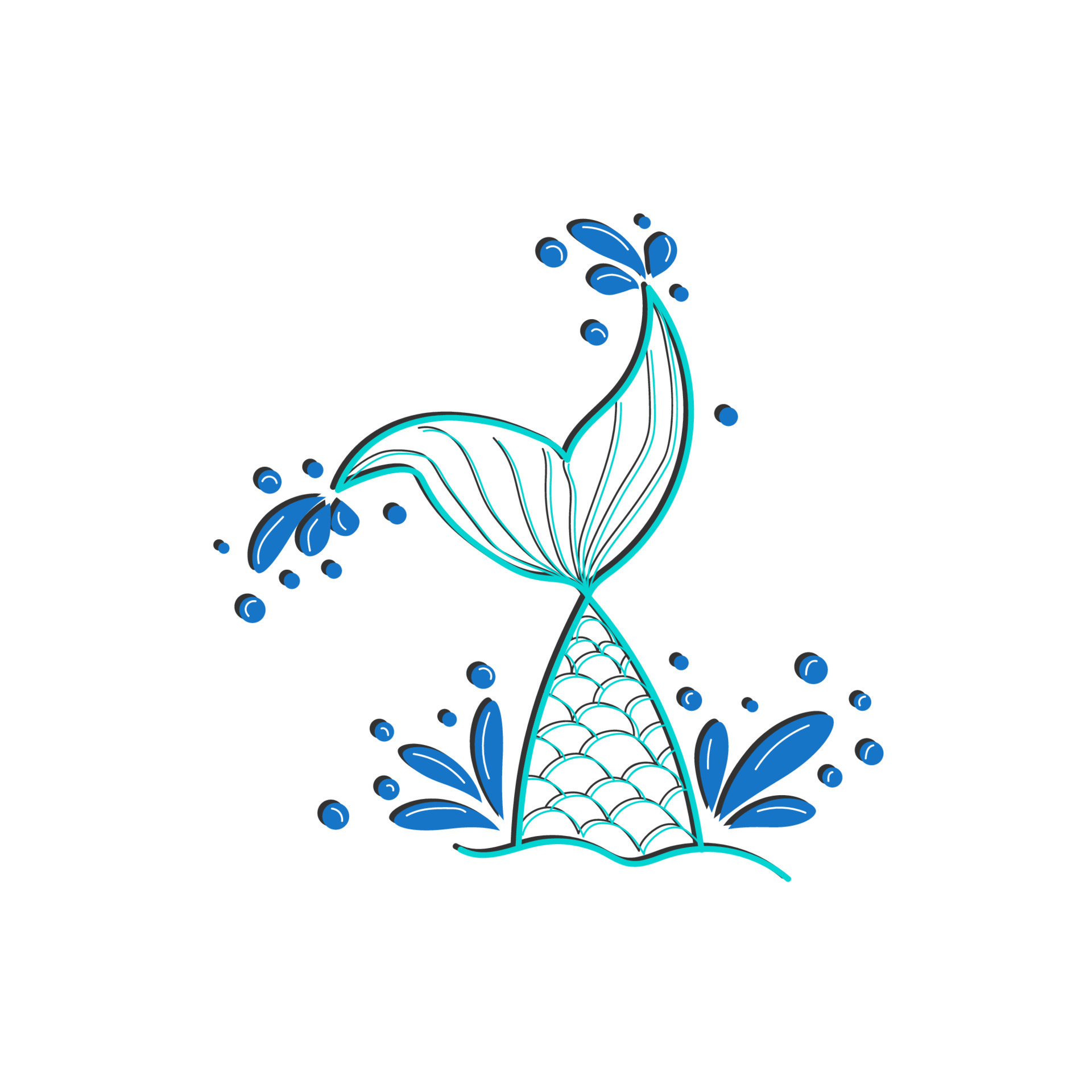 Hand drawn silhouette of mermaid's tail. illustration isolated on white background. Graphic tattoo. 11668667 Vector Art at Vecteezy Hand drawn silhouette of mermaid's tail. illustration isolated on white background. Graphic tattoo. 11668667 Vector Art at Vecteezy