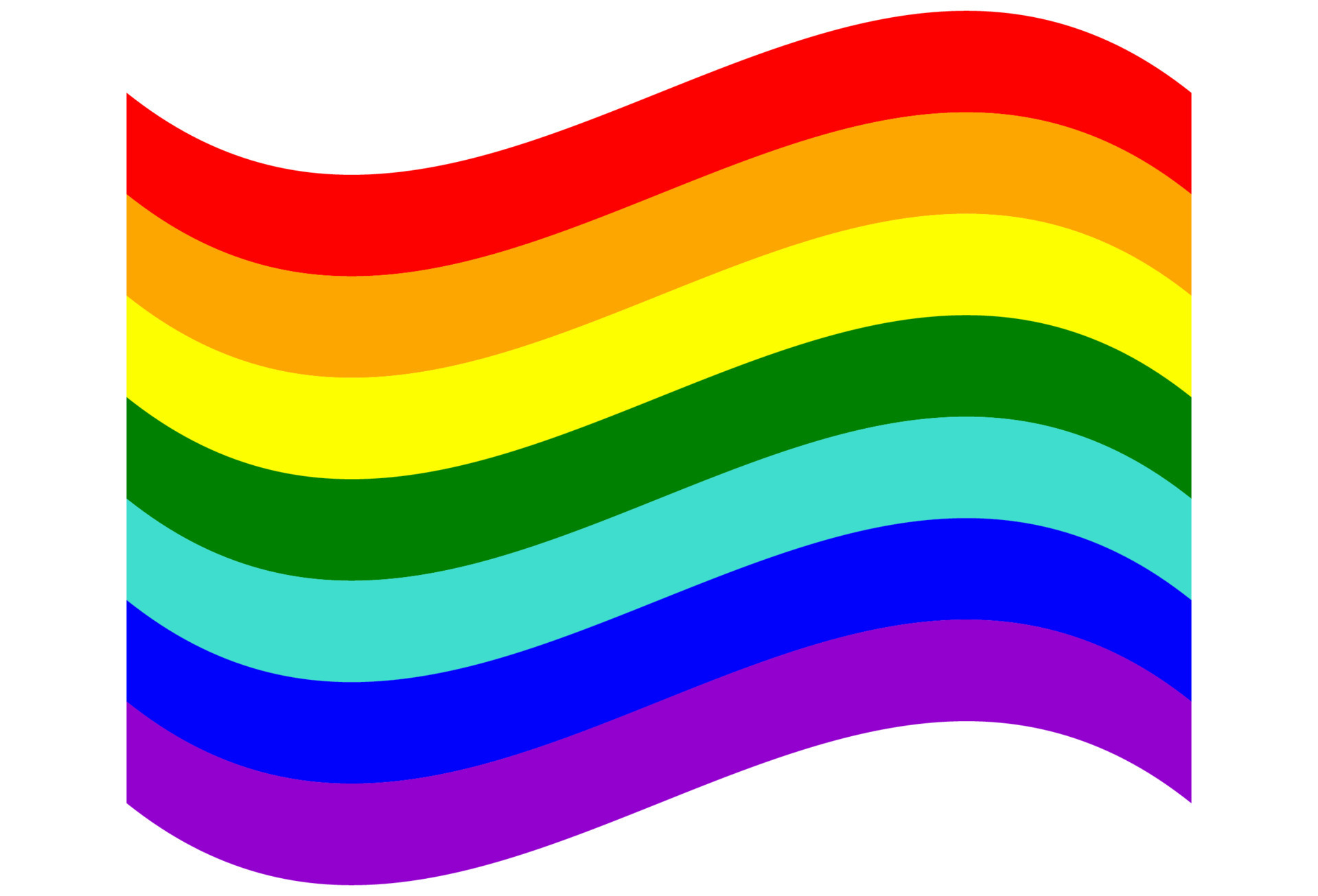 LGBT pride flag, rainbow flag background. Multicolored peace flag