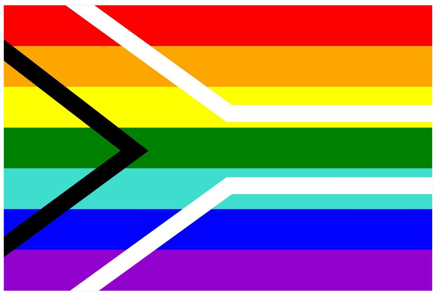 bandera del orgullo lgbt, fondo de la bandera del arco iris. movimiento de bandera de paz multicolor. símbolo de colores originales. vector