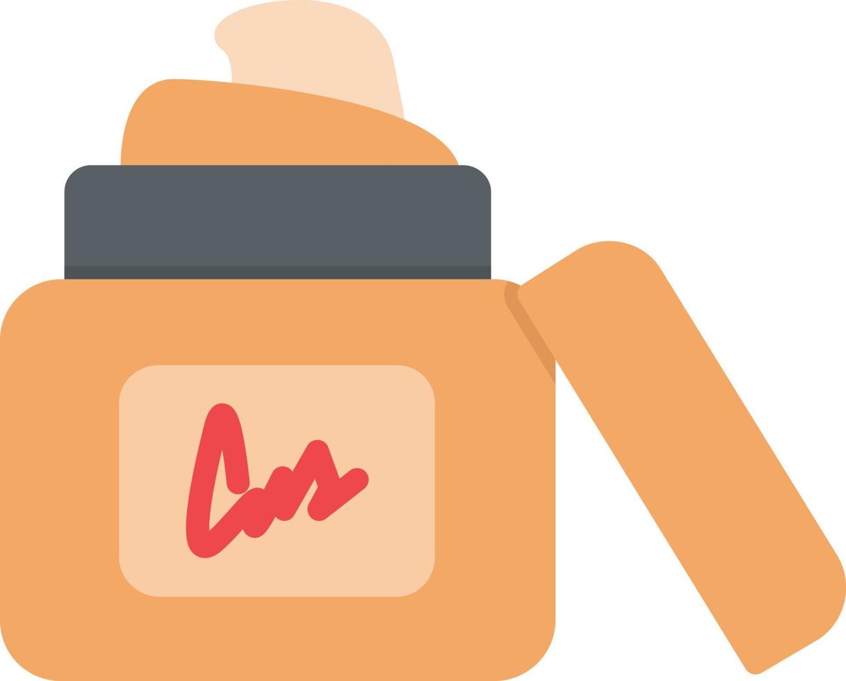 Face Cream Flat Icon vector