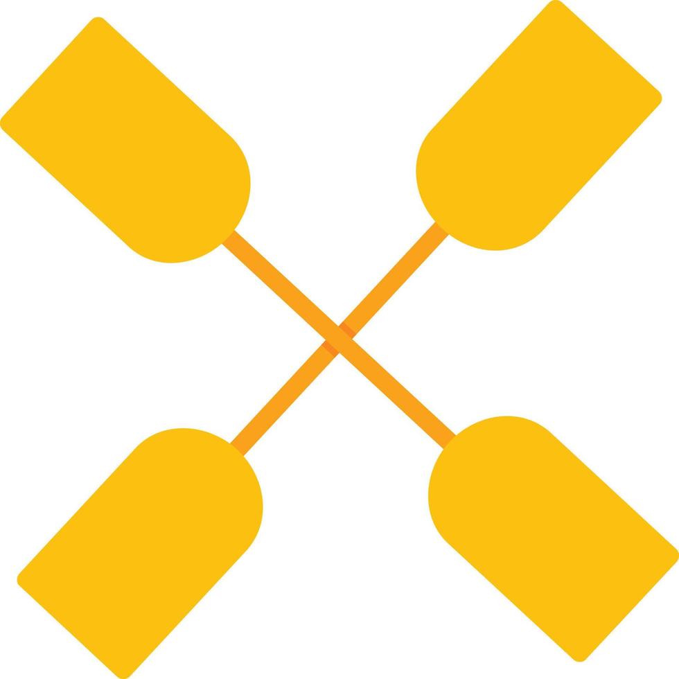 Paddle Flat Icon vector